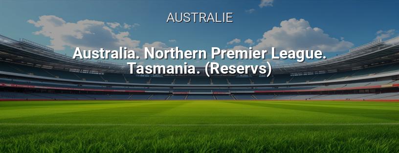Championnat d'Australie. Northern Tasmania Premier League (Réserves) logo