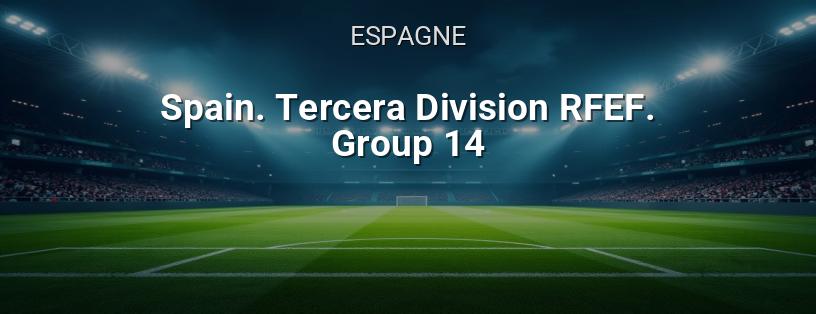 Championnat d'Espagne. Troisième Division RFEF. Groupe 14 logo