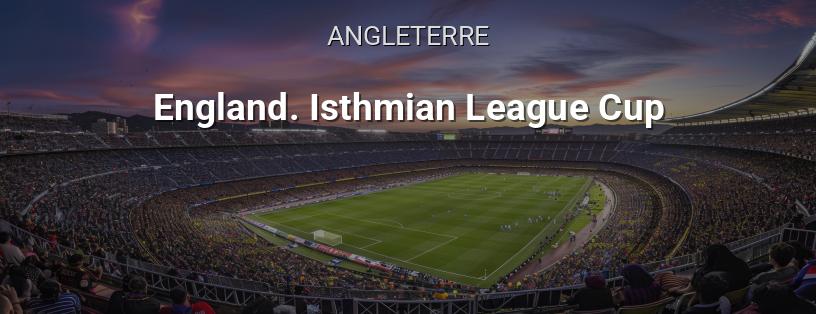 Angleterre. Coupe de l'Isthmian League logo