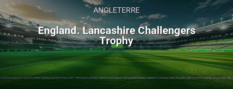 Angleterre. Lancashire Challenge Trophy logo