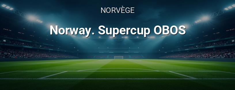 Norvège. Supercoupe OBOS logo
