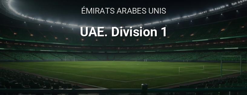 Championnat des Émirats Arabes Unis. Division 1 logo