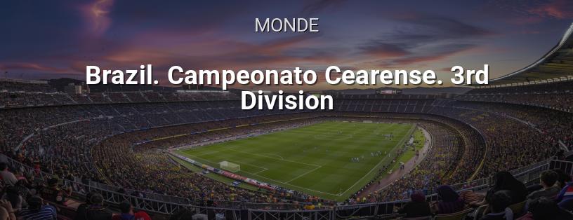 Brésil. Cearense. 3e Division logo