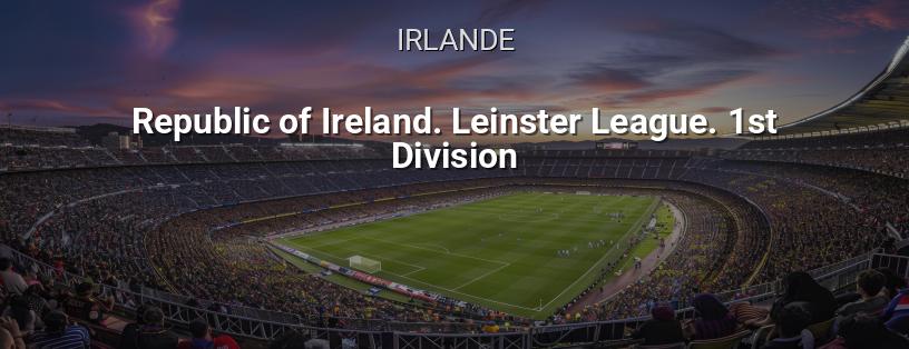 Irlande. Leinster League. Division 1 logo
