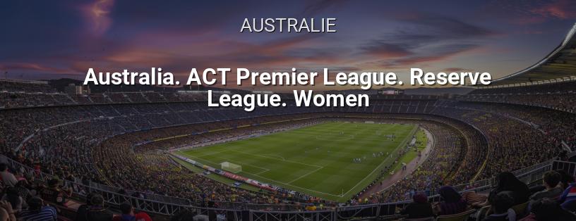 Championnat d'Australie. National Premier League de la Capitale. Ligue Réserve. Femmes logo