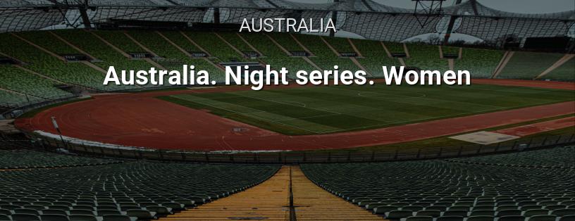 Campionato Australiano. Night Series. Donne logo