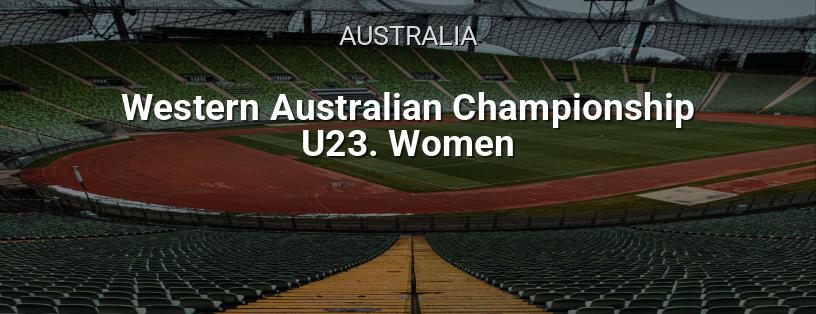 Campionato Western Australia Under 23. Donne logo