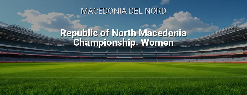 Campionato della Macedonia del Nord. Donne logo