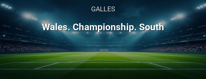 Campionato Gallese. Championship. Sud logo