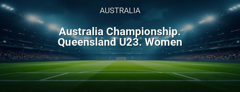 Campionato Australiano. Queensland U23 Femminile logo