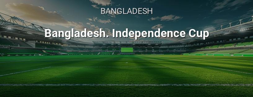 Bangladesh. Coppa dell'Indipendenza logo