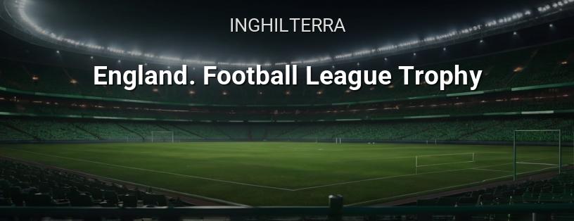 Inghilterra. Trofeo Football League logo