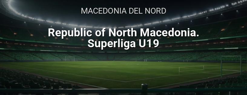 Calcio. Macedonia del Nord. Under 19. Superliga logo