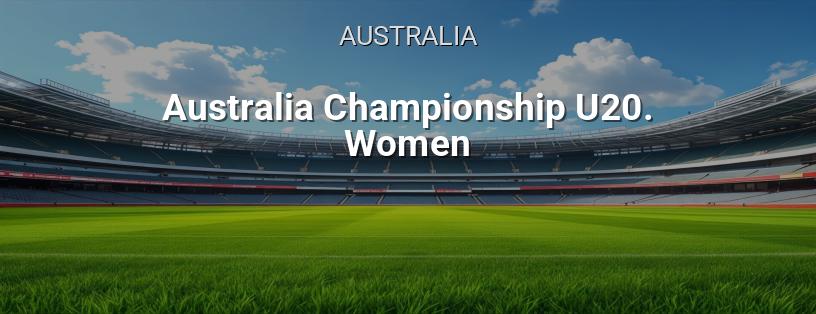 Campionato Australiano Under 20 Femminile logo