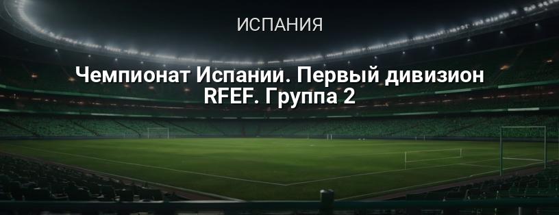 Чемпионат Испании. Первый дивизион RFEF. Группа 2 логотип