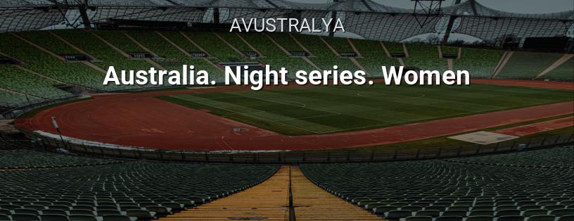 Avustralya Şampiyonası. Night Series. Kadınlar logo