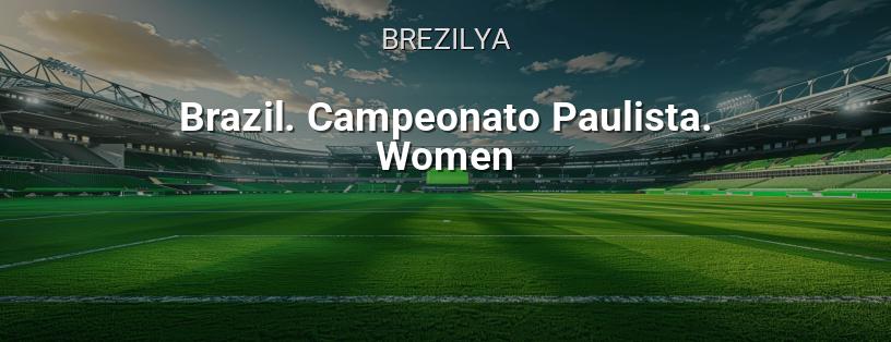 Brezilya Şampiyonası. Paulista Ligi. Kadınlar logo