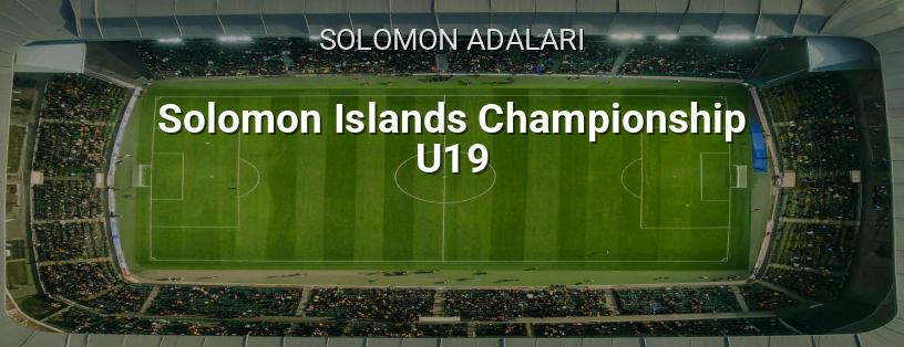 Solomon Adaları U19 Şampiyonası logo