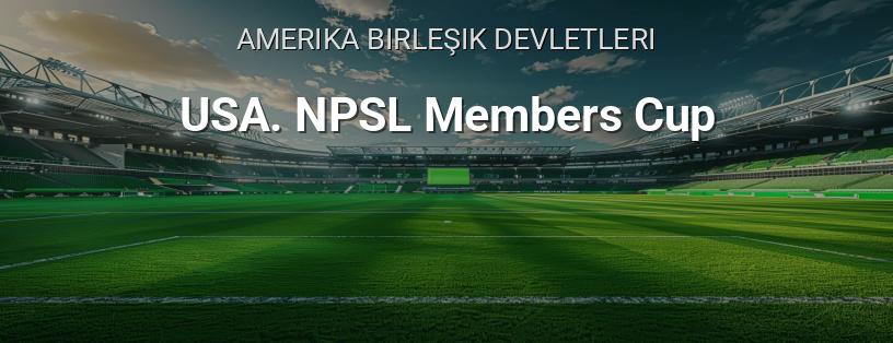 USA. NPSL Members Cup logo