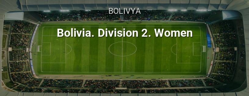 Bolivya Şampiyonası. 2. Division. Kadınlar logo