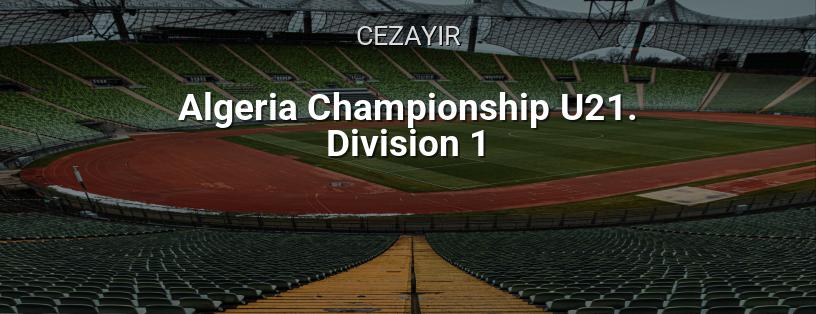 Cezayir U21 Şampiyonası. 1. Bölüm logo