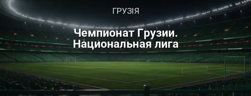 Чемпіонат Грузії. Національна ліга логотип