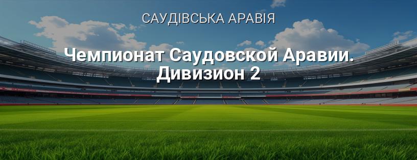 Чемпіонат Саудівської Аравії. Дивізіон 2 логотип