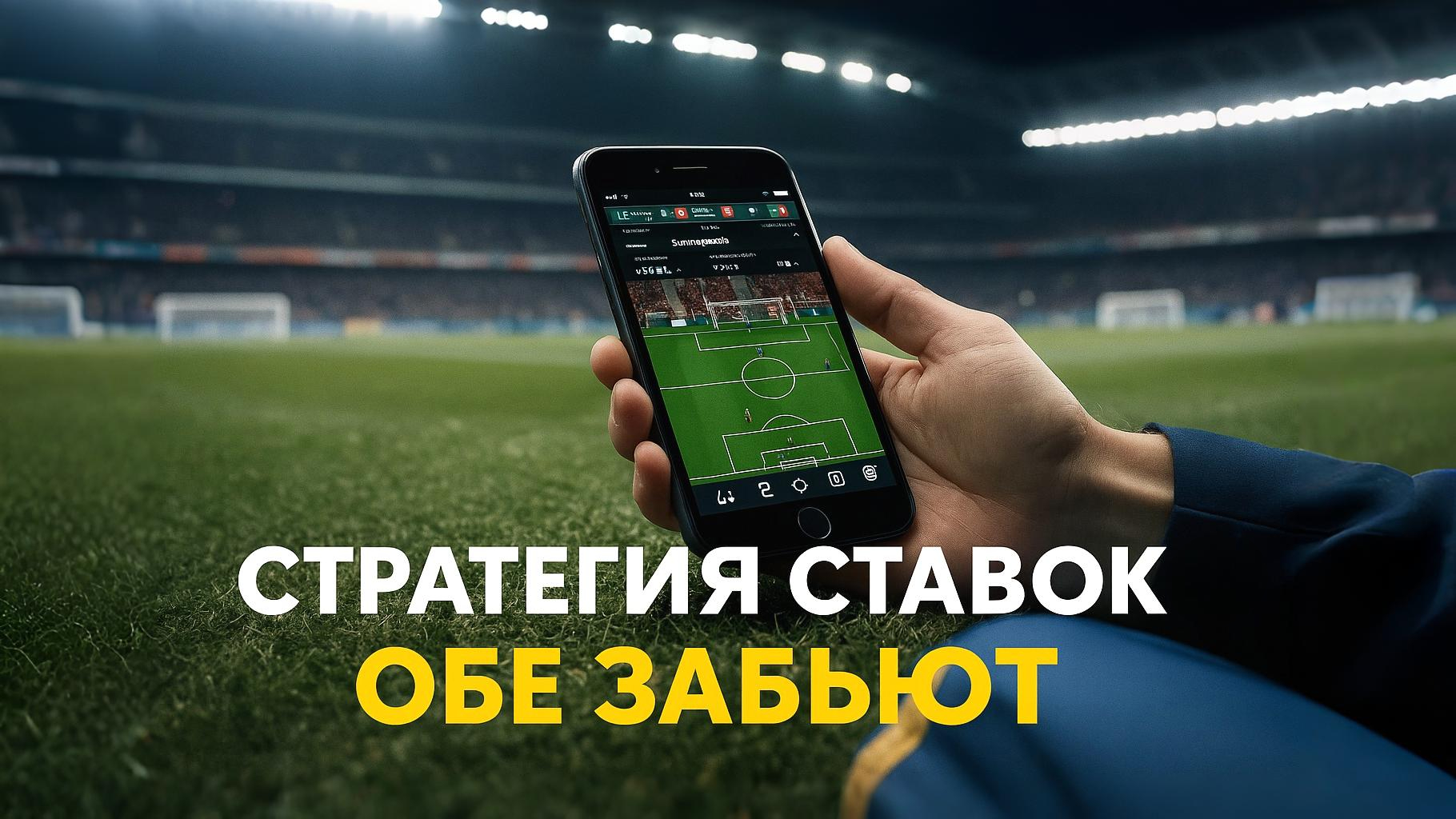 Стратегия ставок на "ОБЕ ЗАБЬЮТ"
