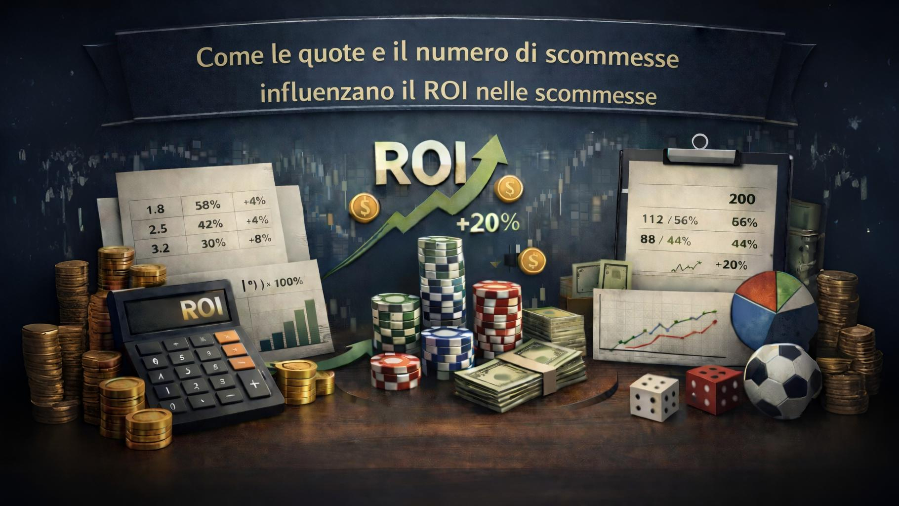 Come le quote e il numero di scommesse influenzano il ROI nelle scommesse sportive: guida completa per scommettitori professionisti