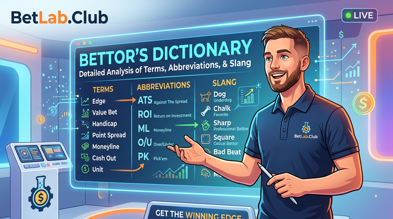 The Bettor’s Glossary: A Guide to Slang and Key Terms in Sports Betting