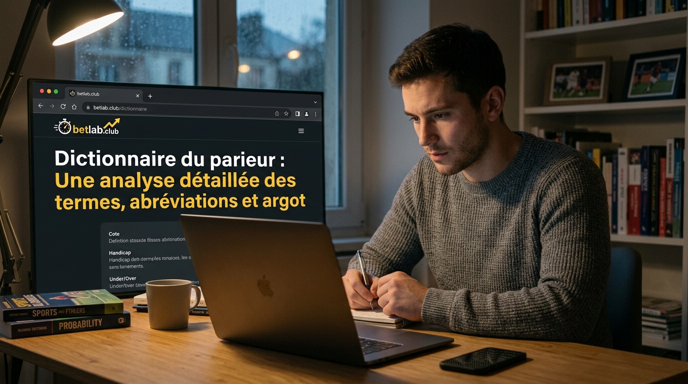 Le glossaire du parieur : explication de l'argot et des principaux termes utilisés dans les paris sportifs