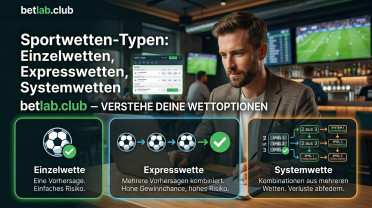 Arten von Sportwetten: Einzelwette, Kombiwette und Systemwette – einfach erklärt | BetLab