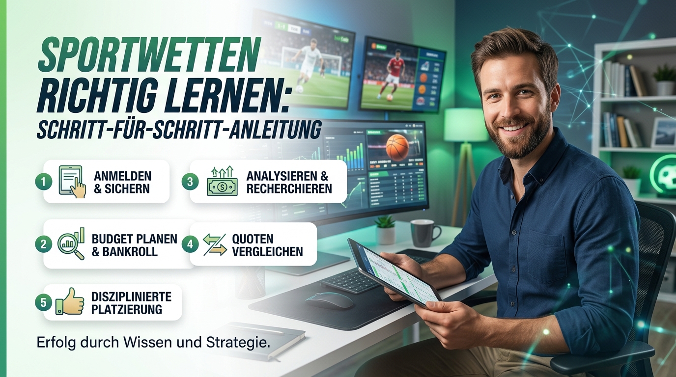 So wettet man richtig auf Sport: Eine Schritt-für-Schritt-Anleitung für Anfänger