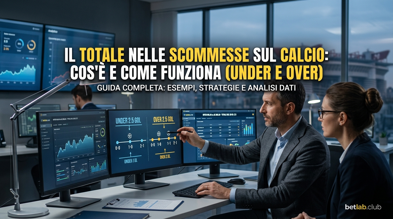 Il totale nelle scommesse sul calcio: cosa significano Over e Under, come scommettere correttamente sui gol