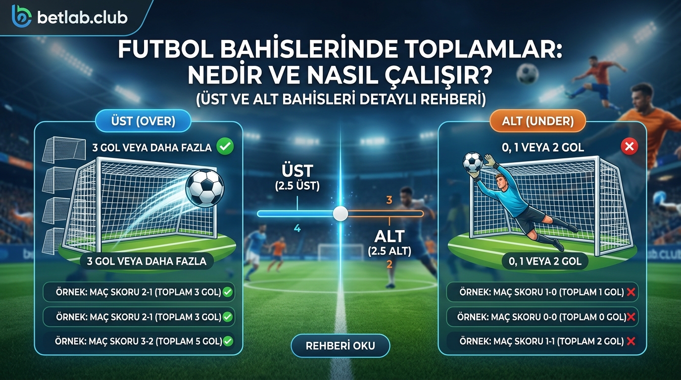 Futbol bahislerinde toplam gol: TB ve TM ne anlama gelir, gol bahisleri nasıl doğru yapılır