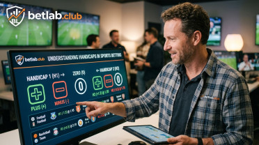 Handicaps in sports betting: positive (H1), negative (H2) and level handicap at bookmakers