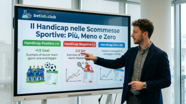 Handicap nelle scommesse sportive: positivo (H1), negativo (H2) e pari (H0) nei bookmaker