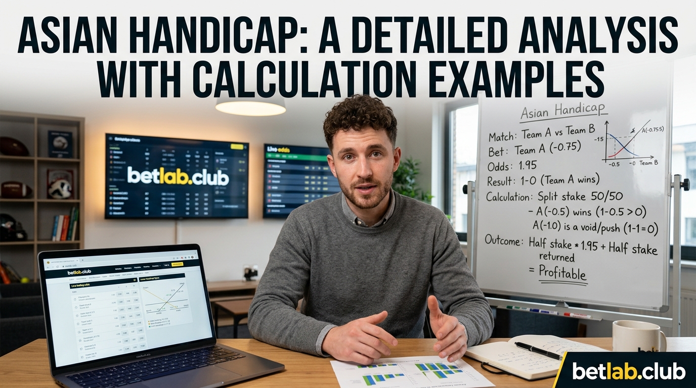 Asian handicap betting: a detailed analysis and examples of how winnings are calculated