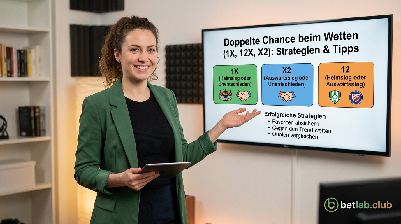 Doppelte Chance bei Wetten (1X, 12, X2): Bewährte Strategien und Tipps für Anfänger