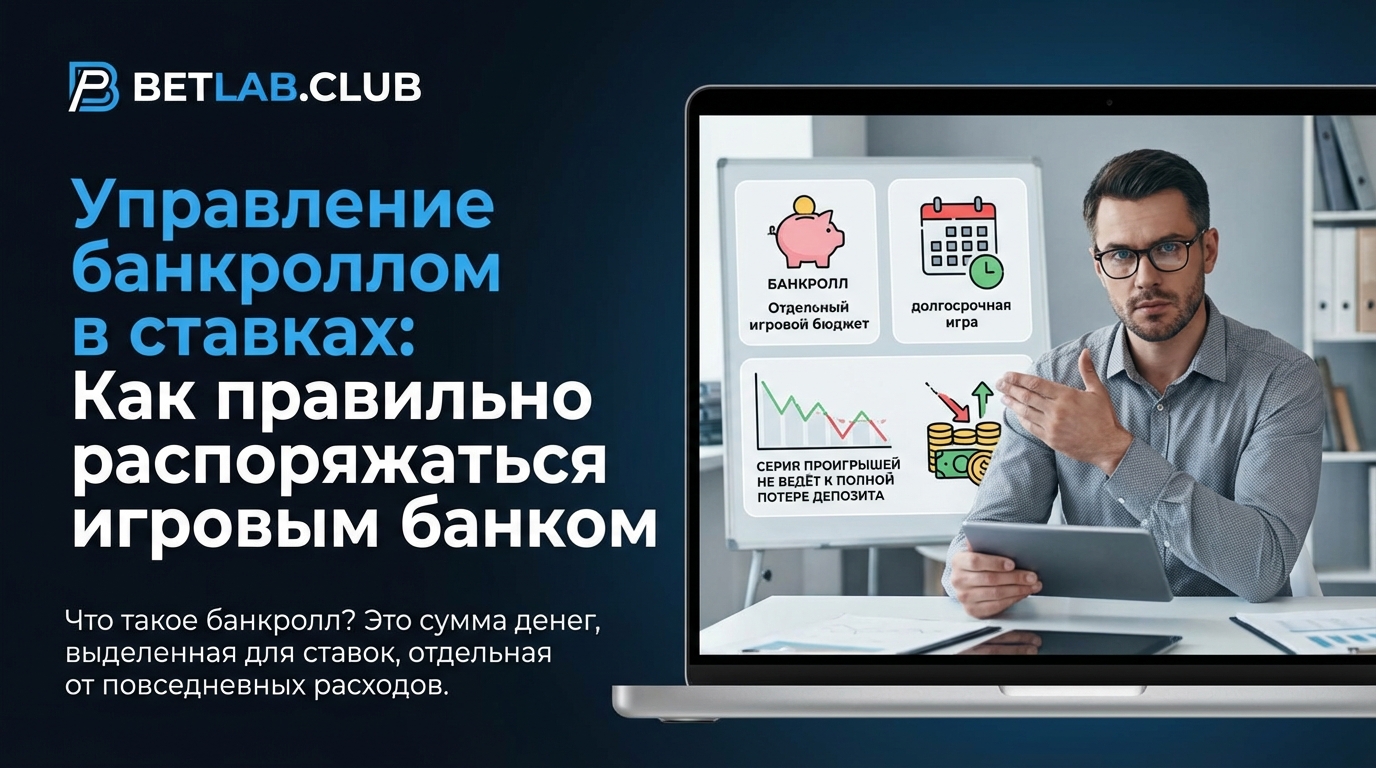 Банкролл-менеджмент в ставках: как управлять игровым банком и не слить деньги