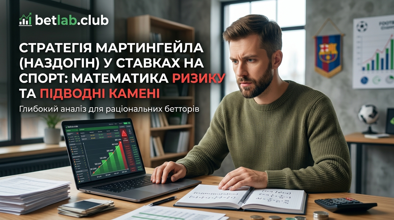 Стратегія Мартингейла (Догон) у ставках: математика ризику та підводні камені