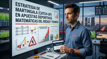 Estrategia Martingala (doblar apuestas) en las apuestas: matemáticas del riesgo y trampas ocultas