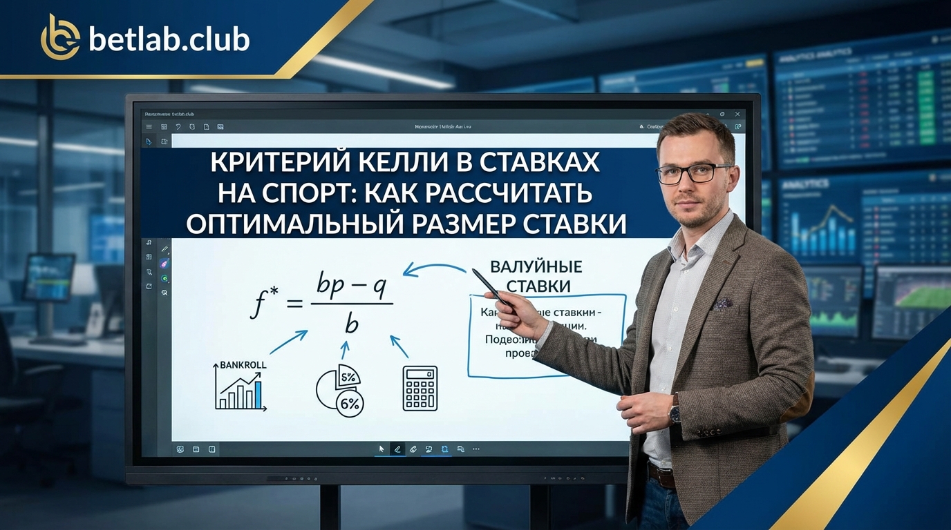 Критерий Келли в ставках на спорт: формула расчета идеальной суммы пари