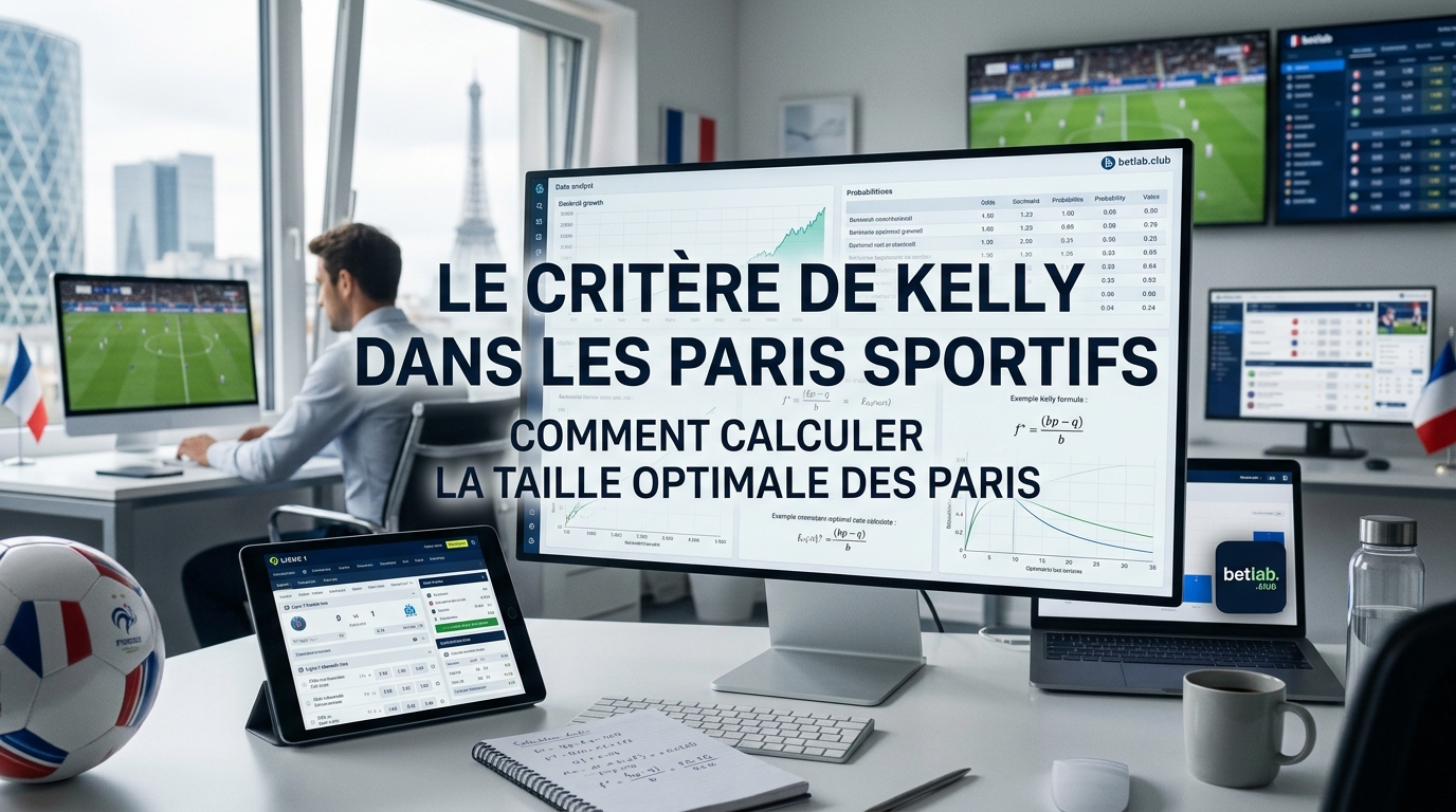 Le critère de Kelly dans les paris sportifs : la formule pour calculer le montant idéal de la mise