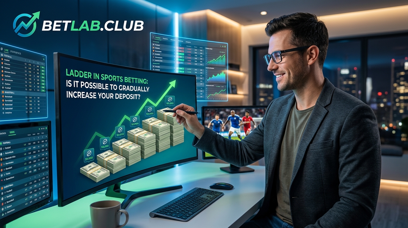 The Ladder Strategy in Sports Betting: How to Safely Grow Your Bankroll from Small Stakes