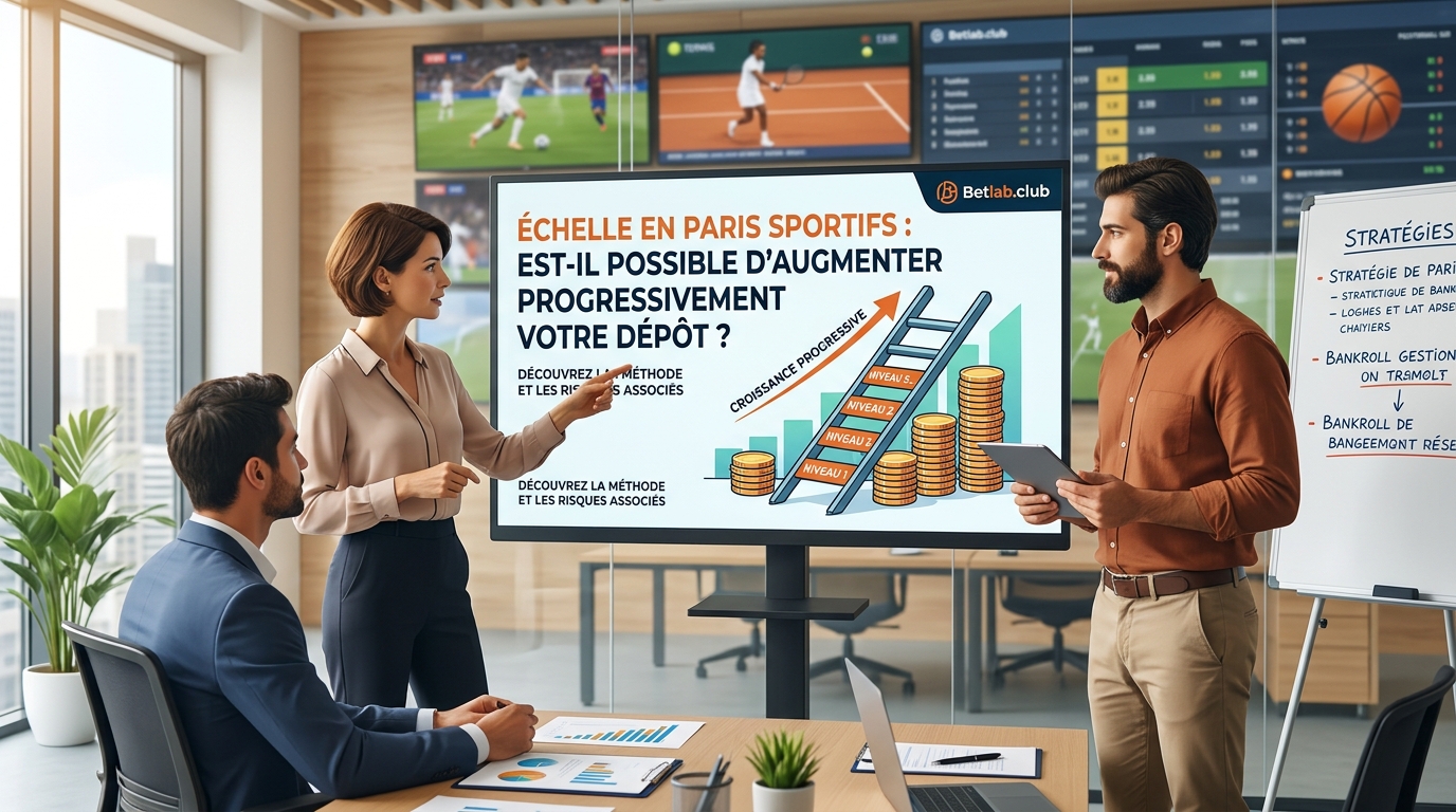 La méthode progressive dans les paris sportifs : comment faire fructifier son capital en toute sécurité à partir de petites sommes