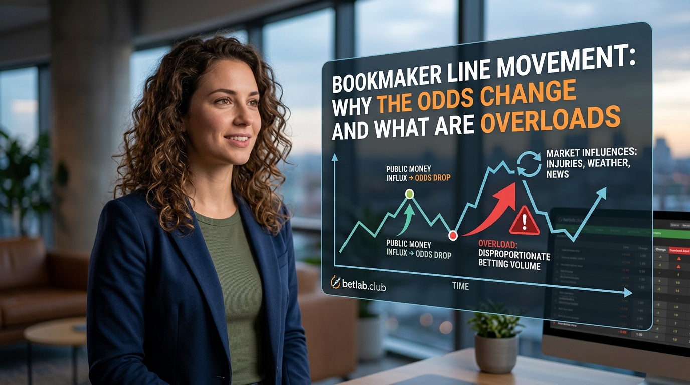 Bookmaker line movements: why odds drop and what are bookmaker adjustments
