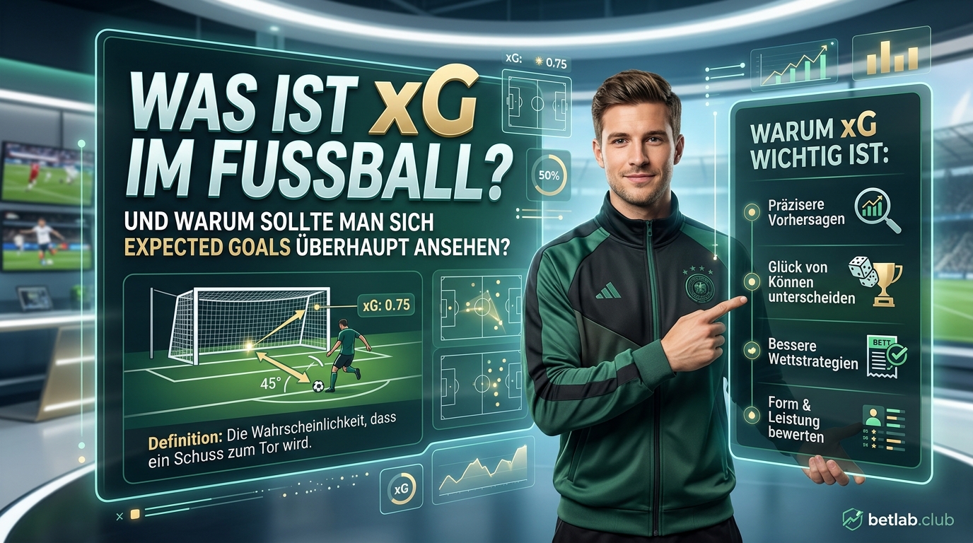 Das xG-Modell (erwartete Tore) im Fußball: Wie man fortgeschrittene Statistiken nutzt