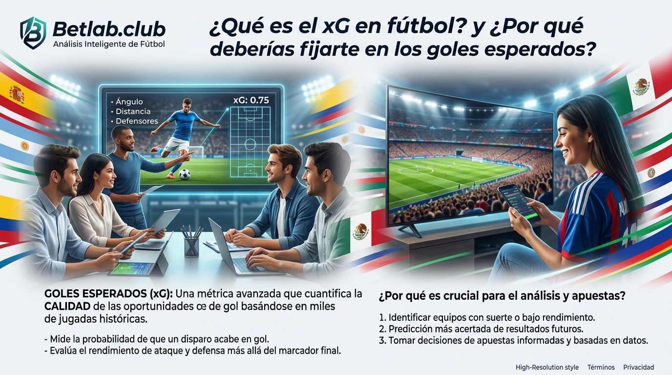 El modelo xG (goles esperados) en el fútbol: cómo utilizar las estadísticas avanzadas