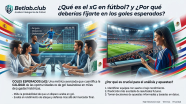 El modelo xG (goles esperados) en el fútbol: cómo utilizar las estadísticas avanzadas
